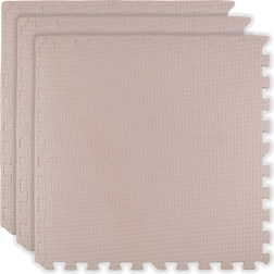 Tappetino da gioco in schiuma HUMBI 180 × 60 cm, puzzle grandi impermeabili, 3 pz, rosa chiaro