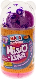 Plastilina Misiolina – set rosa e viola con formine