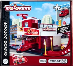 Garage Majorette Creatix stazione di soccorso con veicolo