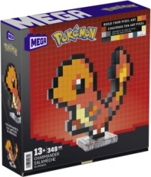 Set di costruzione MEGA Pokémon pixel art Charmander 15 cm (349 pezzi)