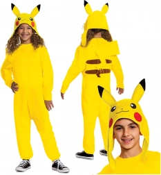 Costume per bambini POKEMON Pikachu kigurumi 127–136 cm (7–8 anni)