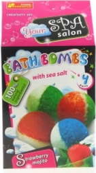 Produzione di bombe da bagno - mojito alla fragola