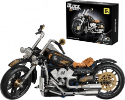 Set di costruzione moto nera 455 pezzi