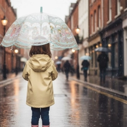 Ombrello trasparente per bambini Tinyly di DJECO