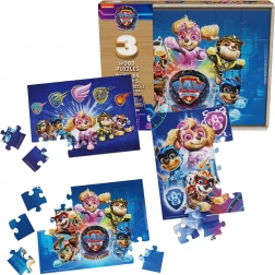 Puzzle in legno PAW PATROL The Mighty Movie – 3 set