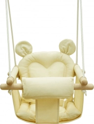 Altalena per bambini Orsetto beige
