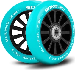 Ruote per monopattino 100 mm turchese 2 pz SOKE