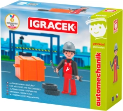 Efko Igráček professione automeccanico – action figure articolata con accessori