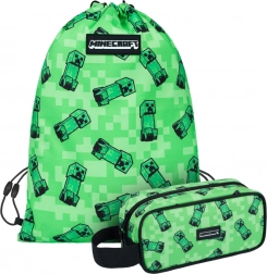 Set scolastico MINECRAFT Creeper – astuccio e sacca per le scarpe