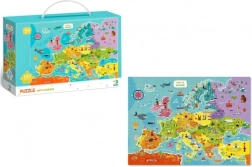 Puzzle mappa dell'Europa 100 pezzi