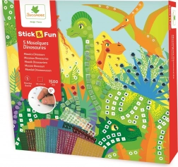 Stick & Fun - Mosaico mondo dinosauri
