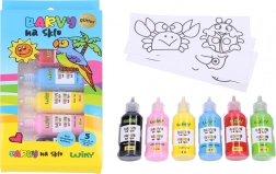 Colori per vetro con glitter 5+1