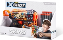 X-Shot Skins Flux – pistola a schiuma Game Over (8 dardi)