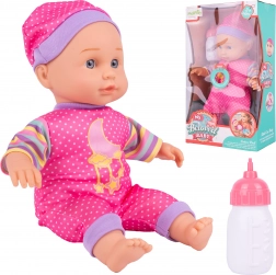 Bambola bebè con biberon per l’allattamento