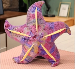 Stella di peluche viola cuscino 20 cm