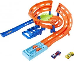 Pista da corsa Hot Wheels con maniglia portatile