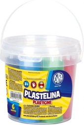 Plastilina ASTRA – set da 6 colori in secchiello