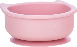 Ciotola in silicone con ventosa Gattino rosa