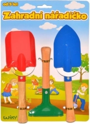 Attrezzi da giardinaggio in metallo per bambini 3 pz