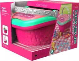 Set di gioco make-up cestino per piccole vanitose