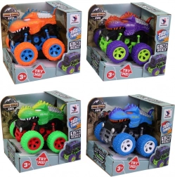 Auto con grandi ruote dinosauro in 4 colori