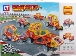 Costruzioni magnetiche per bambini - 58 pezzi