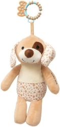 Cagnolino di peluche con vibrazione BABY MIX, marrone
