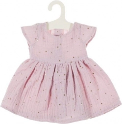 Vestito in mussola per bambole 38 cm – rosa