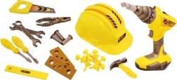 Set di attrezzi per bambini con casco Tuff Tools