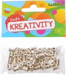 Perline dorate 5x7 mm