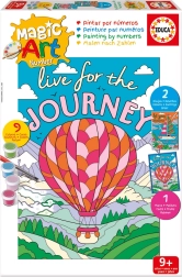 Educa pittura con i numeri – nave e mongolfiera