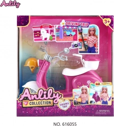 Scooter con accessori per bambole