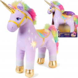 Unicorno di peluche WILDSTAR con luce 35 cm – UNICORN ACADEMY