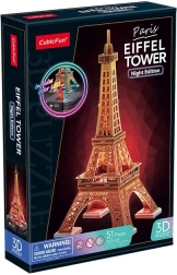 Puzzle 3D LED Edizione Notturna: Torre Eiffel