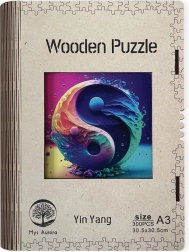 Puzzle in legno Yin Yang