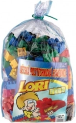 Costruzioni Lori 300 in plastica, 300 pezzi in sacchetto