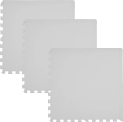 Tappetino puzzle da pavimento in schiuma Humbi 180 × 60 cm grigio - 3 pezzi