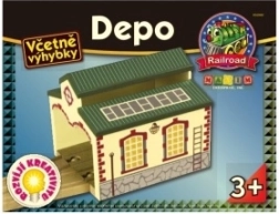 Deposito per bambini per due locomotive