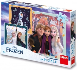 puzzle disney frozen autunno gioioso 3x55 pezzi