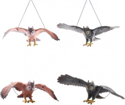 Gufo volante in plastica 38 cm da appendere