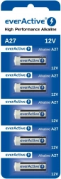 Batterie alcaline 27A 12V, blister 5 pz everActive