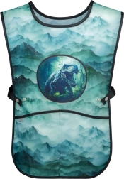 Grembiule per bambini lavabile BAAGL Dino con tasche