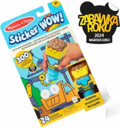 Sticker WOW! Set di adesivi con timbro Bulldozer