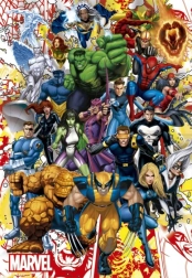 EDUCA Puzzle Eroi Marvel 500 pezzi