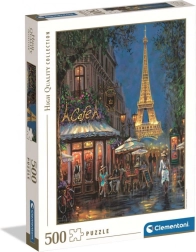 Puzzle Clementoni Night at the Eiffel Café 500 pezzi
