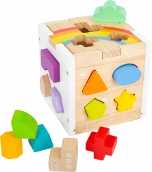 Cubo motorico ad incastro arcobaleno small foot