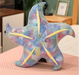 Stellina di peluche blu cuscino 20 cm