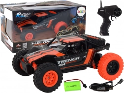 Auto RC fuoristrada 1:24 con trazione 4x4 – arancione