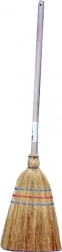 Scopetta di riso con manico in legno 74 cm
