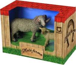 Set di animali La mia piccola fattoria: montone e agnello
